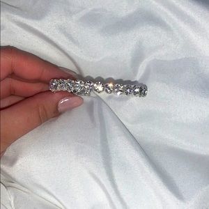 Faux diamond bracelet
